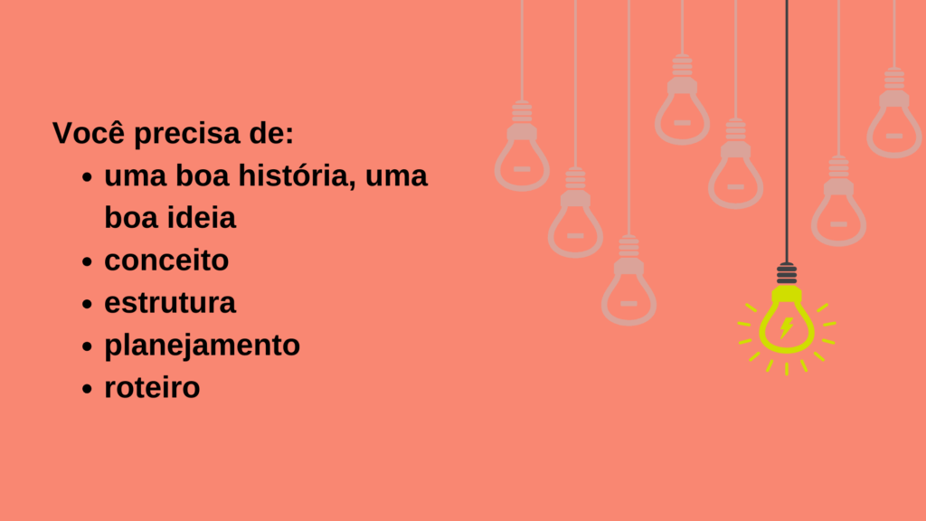 Imagem mostra os itens essenciais para a construção de um podcast